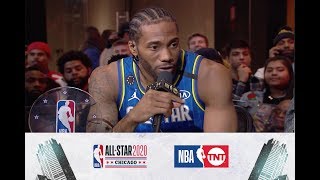 Kawhi Wins the Kobe Bryant MVP Award | All-Star 2020