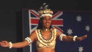 Geness Maeu dancing Kiribati Aust Association 2008