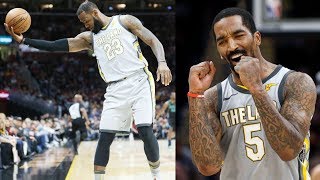 LeBron James Triple Double vs Mavs! 2017-18 Season