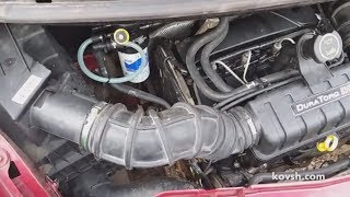 Стук цепи при холодном запуске Ford Transit 2.0TD