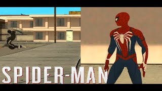 Человек паук в GTA SAN ANDREAS