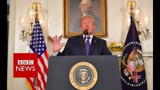 Trump: Syria strikes to deter chemical weapons use - BBC News