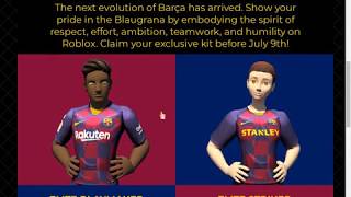 FC Barcelona - Бесплатные скины в ROBLOX !!!