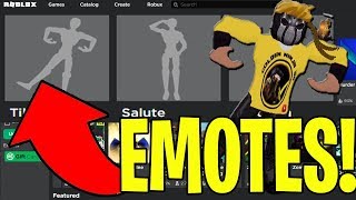 HOW TO GET EMOTES IN ROBLOX!