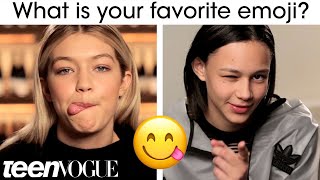 Models Binx Walton and Gigi Hadid Share 20 Surprising Personal Truths—Teen Vogue’s The Cover