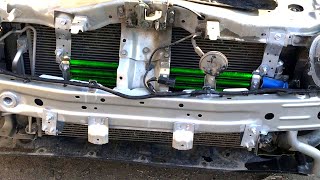 Замена радиатора CVT (вариатора) в Lancer X на УАЗ'овский