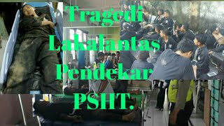Rombongan Pendekar PSHT mengalami kecelakaan lalu lintas,35 orang luka dan satu meninggal dunia.
