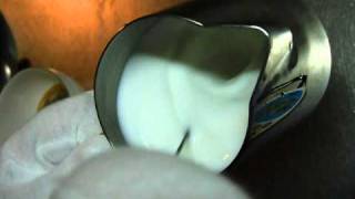 Milk Frothing for latte art with Starbucks Coffee Milk Frother