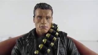 HD Neca KO T-800 terminator 2 ultimate action figure unboxing knockoff/bootleg