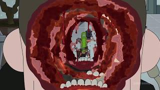 RICK AND MORTY--PICKLE RICK KILLS ALL THE SECURITY GUARDS AT THE RUSSIAN EMBASSY--- HD