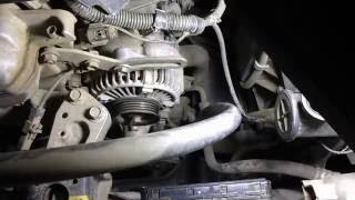 Замена помпы на двигателе Тойота Королла Спасио NZE121 2002 года  Toyota Corolla Spacio