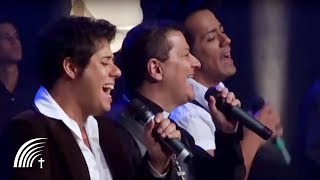 Padre Hewaldo Trevisan com Hugo e Tiago - Anjo Guardião - A Vitória Vai Chegar