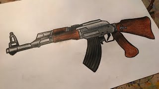 AK-47 Nasıl Çizilir #2