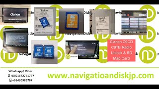 Clarion Radio Navigation Unlock steps for CL_CODE #clarionUnlock #Navigationdisk