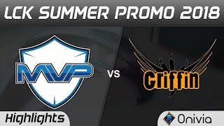 MVP vs GRF Highlights Game 2 LCK Summer Promotion 2018 MVP vs Griffin by Onivia