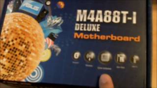 Asus M4A88T-I Deluxe Unboxing