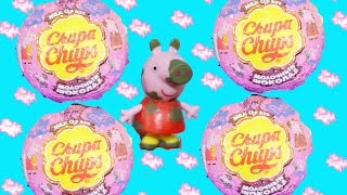 Chupa Chups TOYS SURPRISE Peppa Pig Toys Egg from Russia