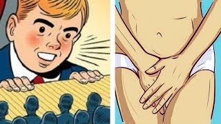 Если захочишь в туалет, просто подумай об этом... Трюк, который работает на 100%