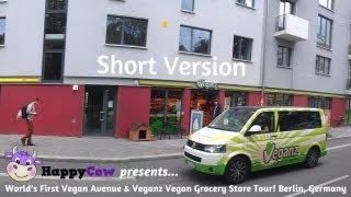 Short Version: World's First Vegan Avenue & Veganz Vegan Grocery Store Tour! - Avesu / DearGoods