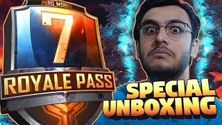 PUBG MOBILE LIVE: SPECIAL UNBOXING | PMSC 2019 | SEASON 7 ROYAL PASS RANK PUSH | NEW UPDATE