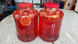 Компот из Клубники на Зиму. Выпуск №518