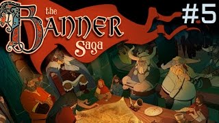 The BANNER SAGA прохождение игры русский язык #5 [Чем "порадует" замок?]