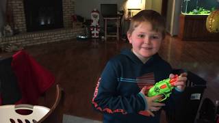 Nerf Zombie Strike Doublestrike Blaster Review by Luke