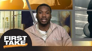 Meek Mill grateful for sports world's support during his time in prison | First Take | ESPN