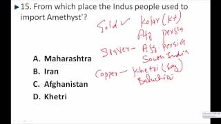 Most Important 50 Mcq of Indus Valley Civilisation