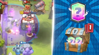 !!¡¡ CONSIGO LEGENDARIA EN COFRE GRATIS Y MAZO CON CEMENTERIO Y LANZAROCAS - CLASH ROYALE ESPAÑOL