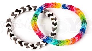 How to make a Classic Single Double Capped/Looped Rainbow Loom Bracelet