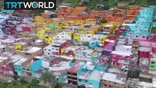 Colombia Houses: Neighbourhood plagued by gang violence transforms itself with art