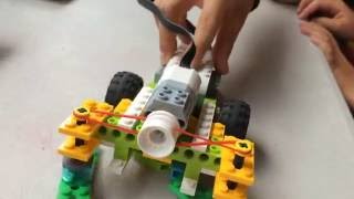 LEGO WeDo 2.0 Floor Sweepers, Frog, Fish & Floodgates at Robotics Camp!