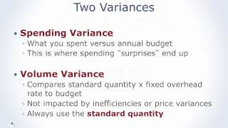 Fixed Overhead Variances (part 1 of 3)