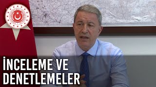 Bakan Akar ve Komutanlar İnceleme ve Denetlemelerde Bulunmak Üzere Adana'ya Gitti