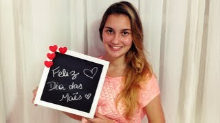 (DIY) Faça você mesma: Quadro Negro- Especial Dia das Mães ♡Laura Gromann