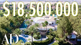 Inside an $18.5M Las Vegas Estate with a 21 Foot Waterfall | On the Market | Architectural Digest