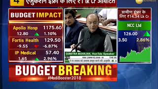 Budget 2018: Finance Minister Arun Jaitley announces Rs 1200 crore budget for healthcare sector