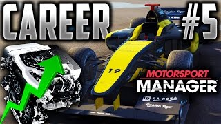 ENGINE UPGRADE! & 2 RACES WITH OUR NEW DRIVER! - Motorsport Manager PC Career FULL GAME Part 5
