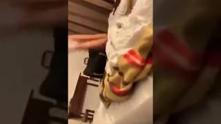 Девушку колбасит после ночного клуба, ржач