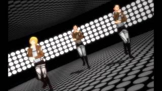 【Shingeki no MMD】Moves Like Jaeger! xD (Levi, Eren and Armin) ~Ñe