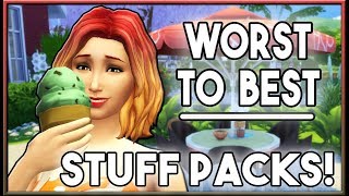 Worst to Best Stuff Packs - My Rankings! | The Sims 4 (May 2018)