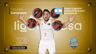 Facundo Campazzo, Mejor Jugador Latinoamericano de la Jornada 18 | Liga Endesa 2019-20