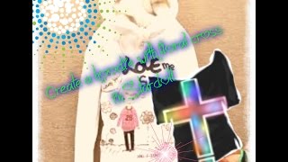 Создаём толстовку с крестом в Стардолл # Create a hoodie with a cross in Stardoll
