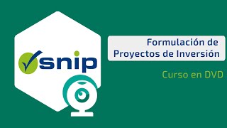 Formulacion de Proyectos de Inversión Publica : SNIP