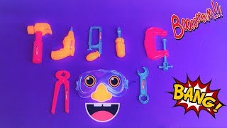 Learn Hand Tools with Playable tool set|Учим строительные инструменты для малышей