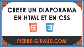 Création d'un diaporama en HTML et en CSS