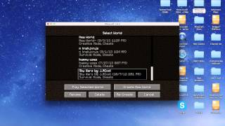 How to Download Maps to your Minecraft Account Mac 1.6.2