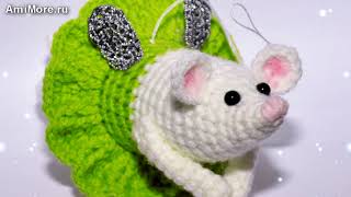 Амигуруми: схема Мышка Фея. Игрушки вязаные крючком - Free crochet patterns.