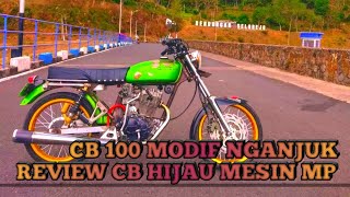 Review CB 100 modif nganjuk//mesin mp rasa tiger lurr...
